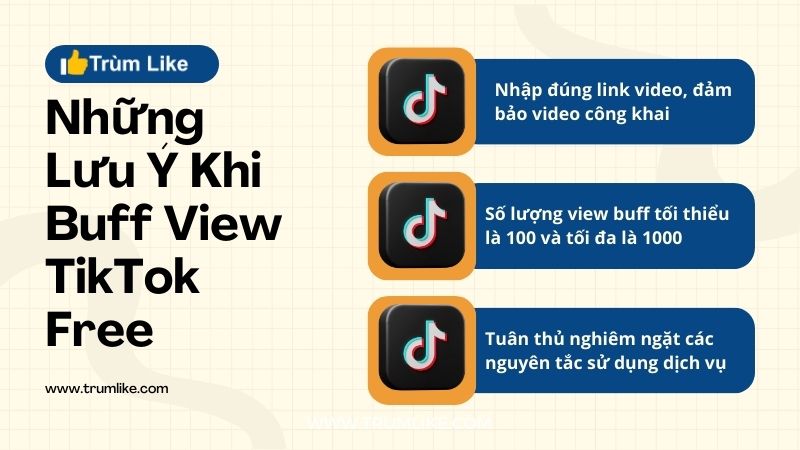 luu y khi buff like tiktok trum like